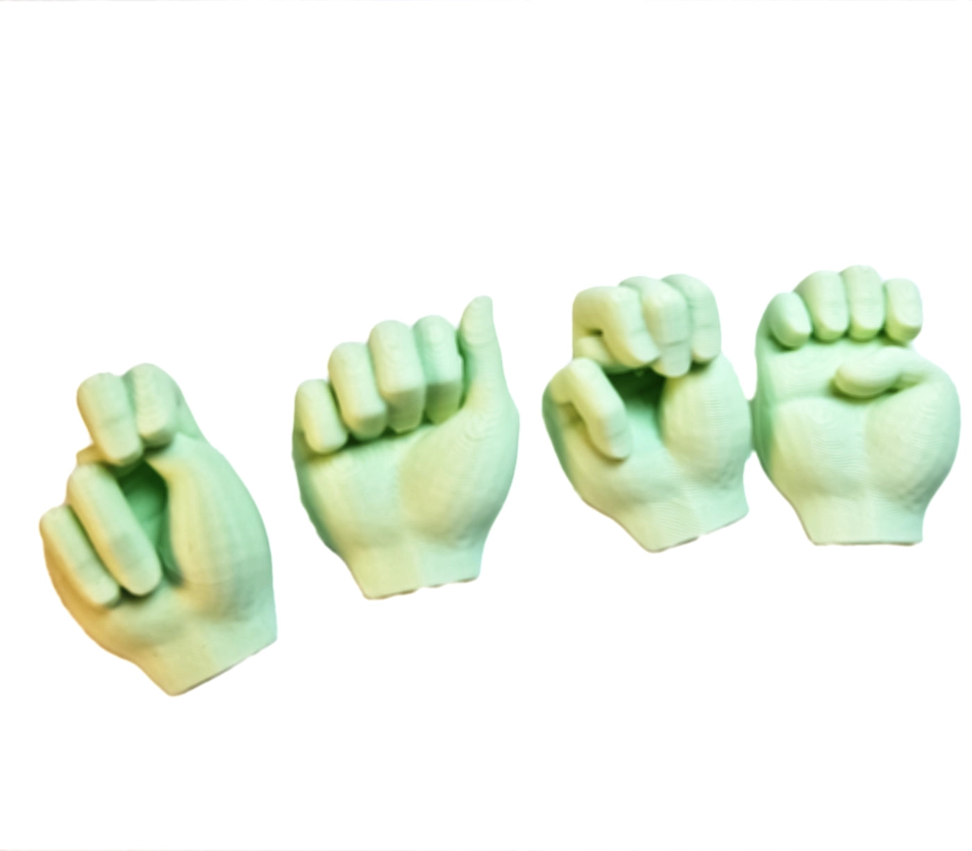 Pastel Green Name Signets