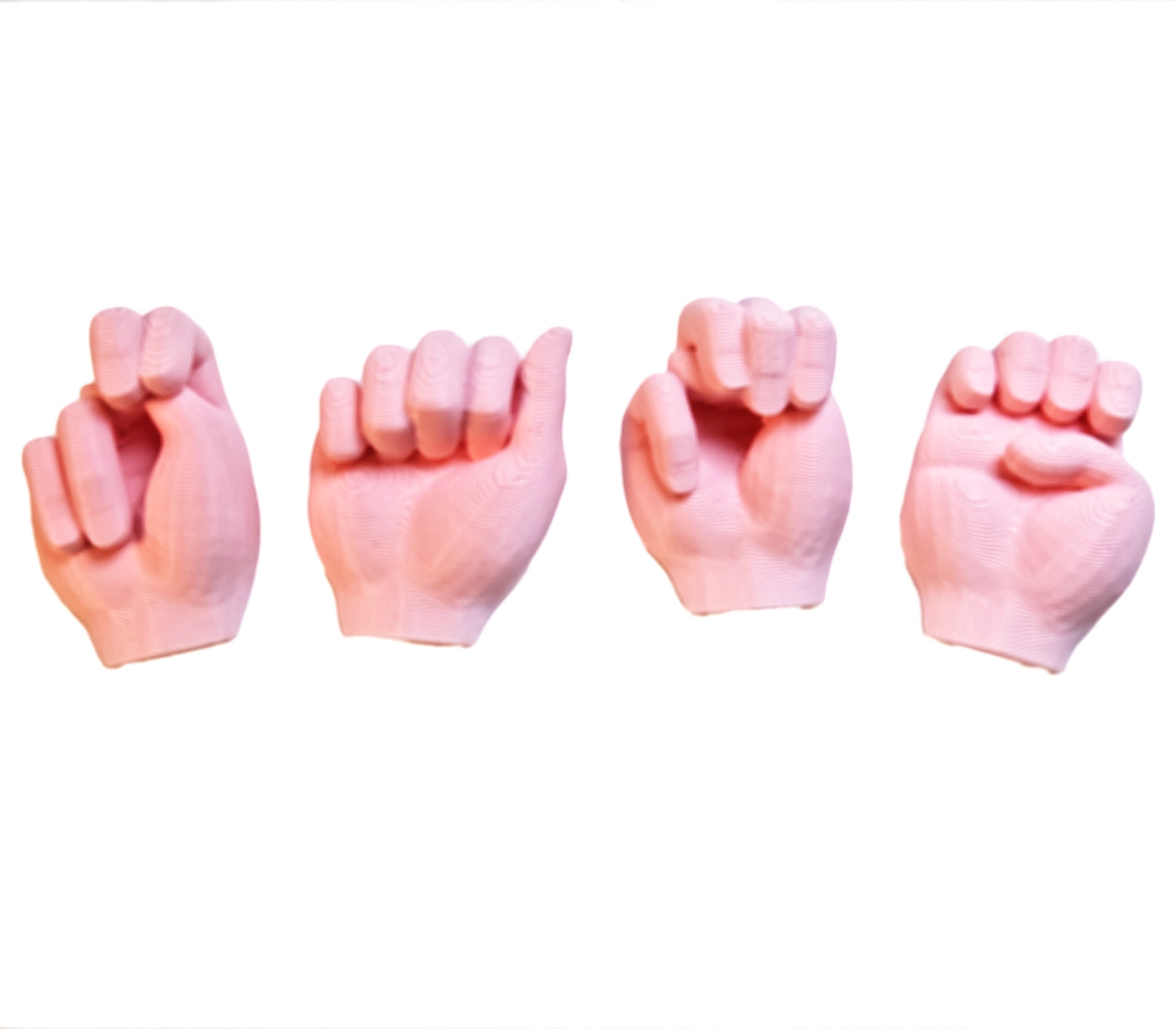 Pastel Pink Name Signets